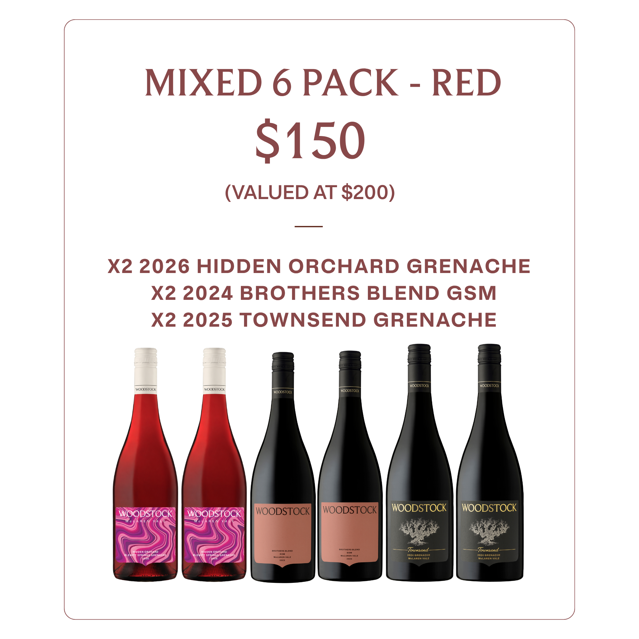 Grenache Mixed 6-pack - RED
